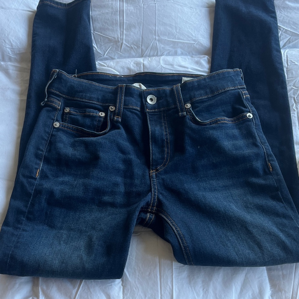 rag & bone Dark Blue Skinny Jeans